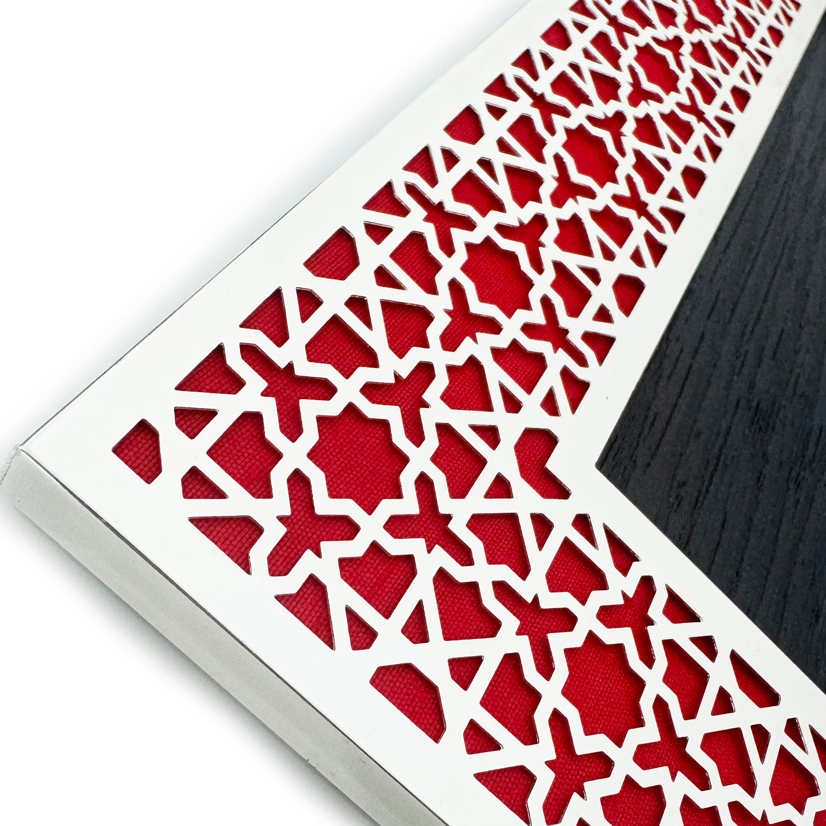 Red Arab Silver Photo Frame (5R)