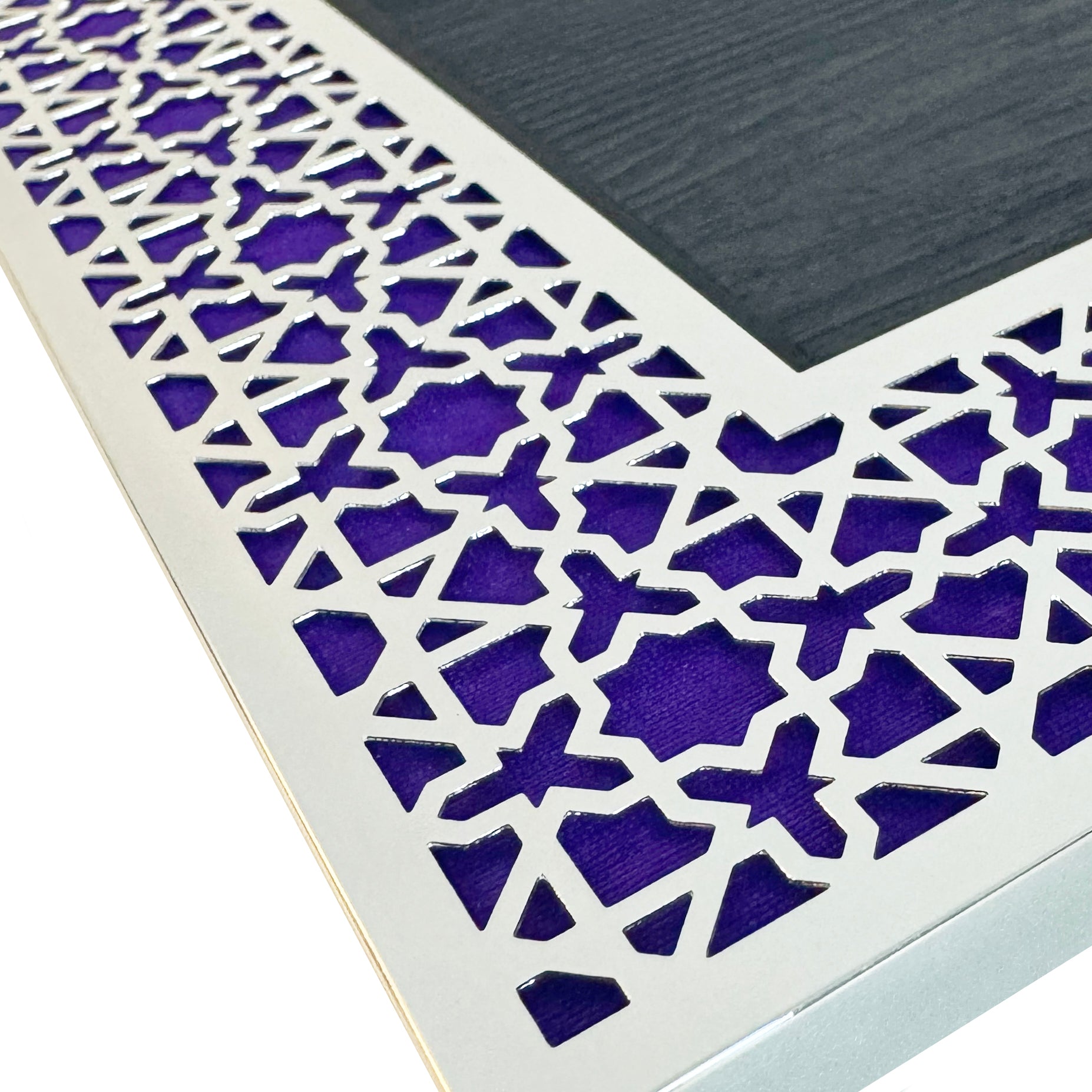 Royal Purple Arab Silver Photo Frame (5R)