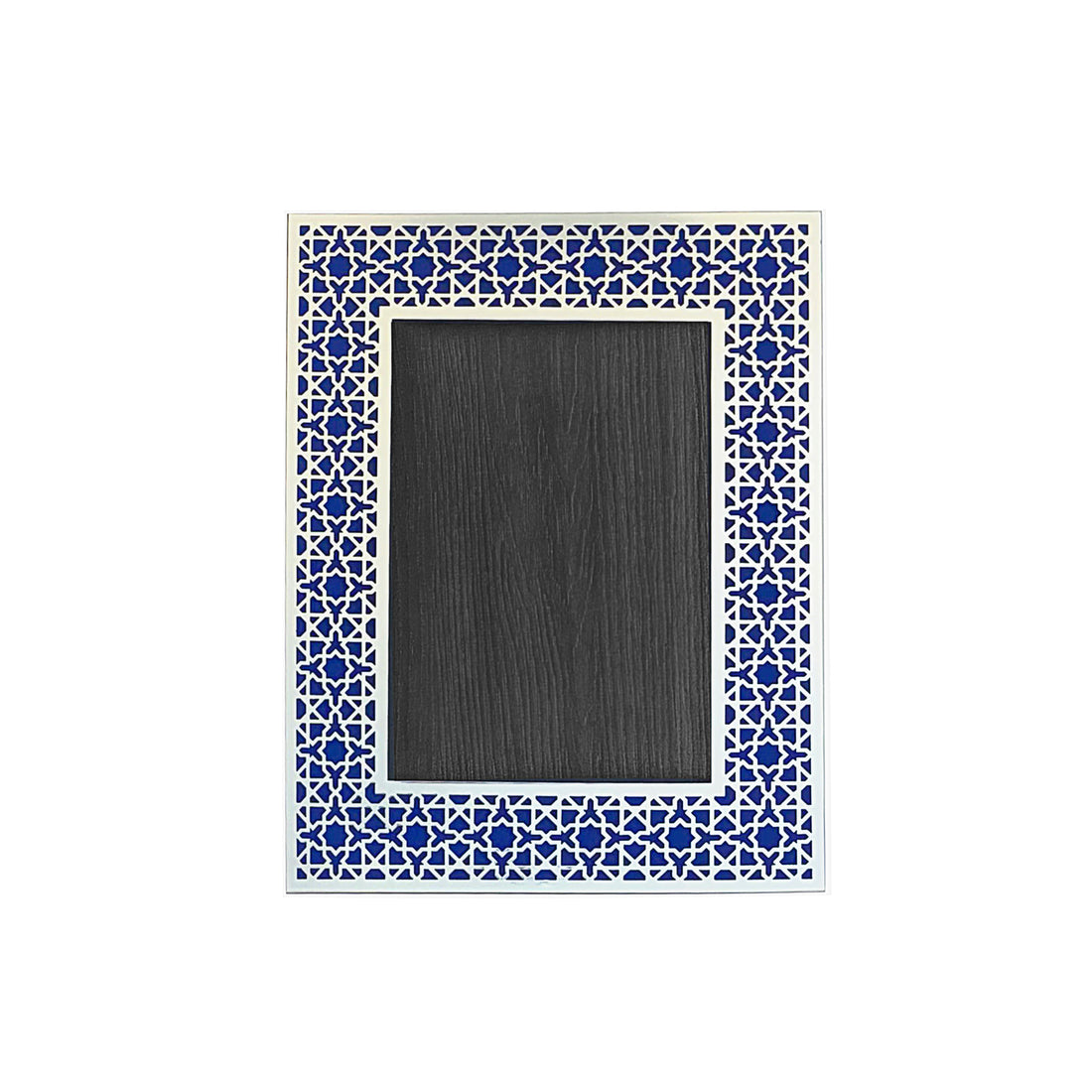 Cobalt Blue Arab Silver Photo Frame (5R)