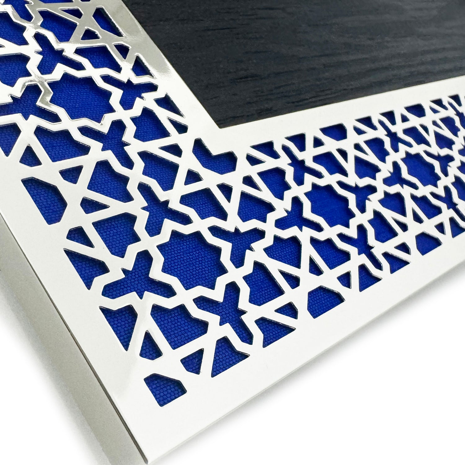 Cobalt Blue Arab Silver Photo Frame (5R)