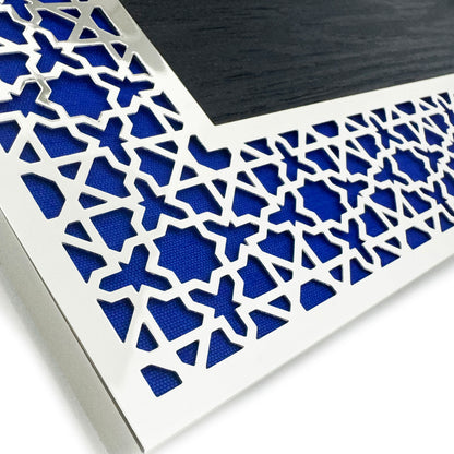 Cobalt Blue Arab Silver Photo Frame (5R)