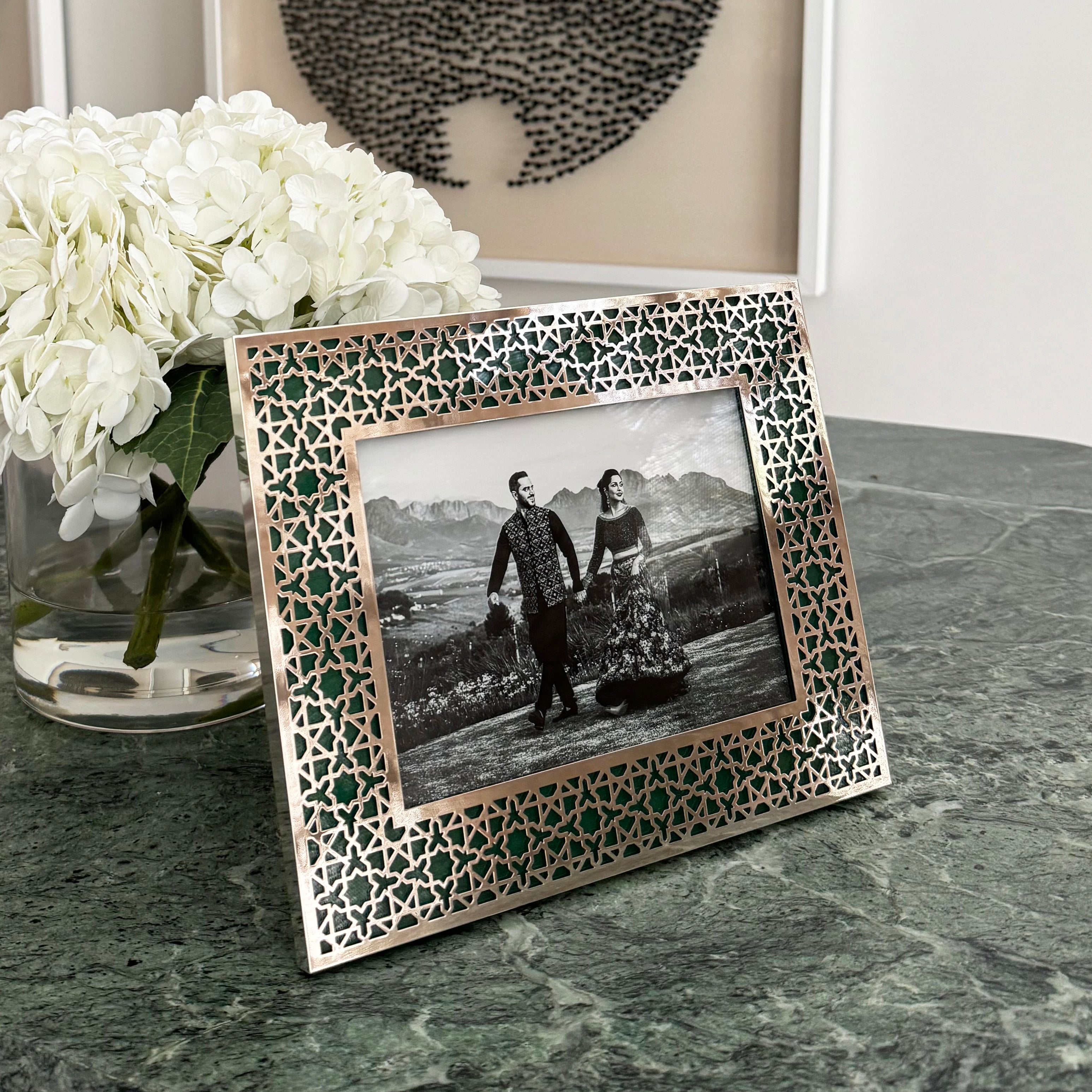 Emerald Arab Silver Photo Frame (5R)